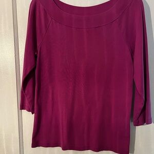 Jones New York Fuchsia Long Sleeve Top